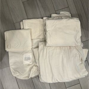 Coyuchi Organic Flannel Sheets, queen